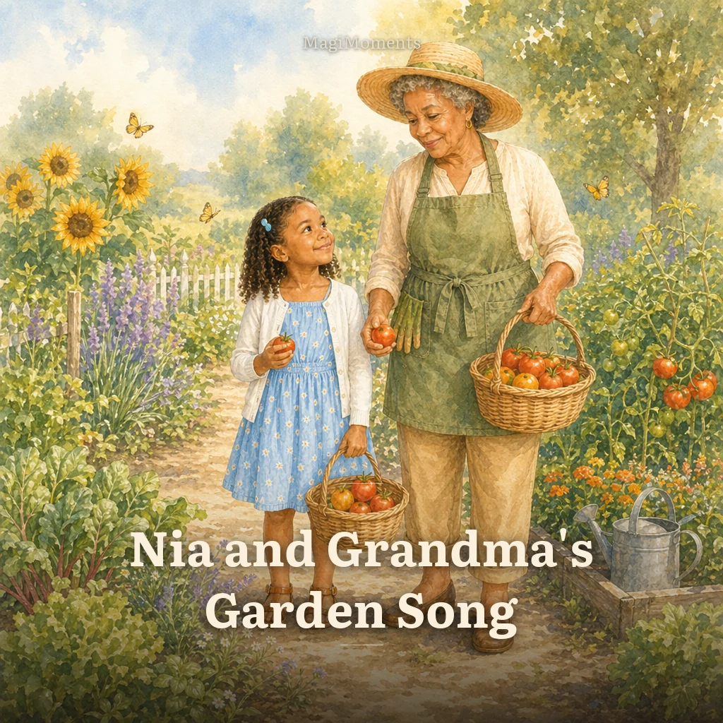 Example cover: Nia and Grandma's Garden Song